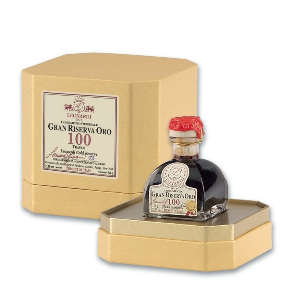 Leonardi Gran Riserva Oro 100-Year-Old Balsamic Vinegar New in box Sealed